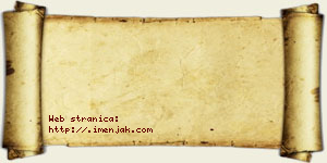 Trnjina Balzamović vizit kartica